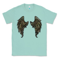 Seafoam leopard camouflage wings Classic Tee - RanaPortraitStore