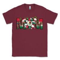Burgundy mexican flag sunflower mom leopard Classic Tee - JahusDesignShop