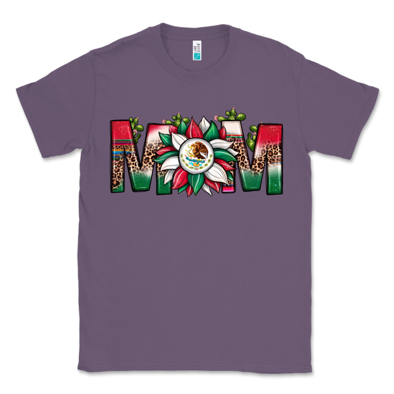 Mexican Flag Sunflower Mom Leopard Classic Tee by JahusDesignShop | Teevron