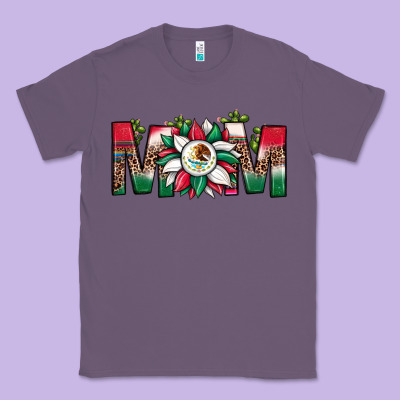 Mexican Flag Sunflower Mom Leopard Classic Tee Designed By Jahusdesignshop