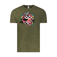 Vintage Olive race lip Vintage Tee - JahusDesignShop