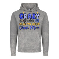Cloud Rock crazy proud always loud cheer mom Vintage Hoodie - MaliasSmallBusiness