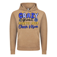 Vintage Coffee crazy proud always loud cheer mom Vintage Hoodie - MaliasSmallBusiness