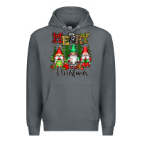 Rock merry christmas gnomes Premium Hoodie - CowGirlArtShop