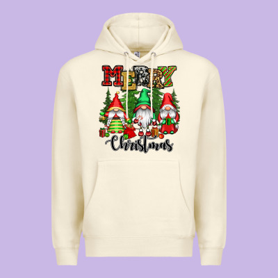 Merry Christmas Gnomes Premium Hoodie Designed By Cowgirlartshop