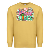 Antique Gold Easter vibes Easter Day Premium Sweatshirt - HowdyJamesFarm