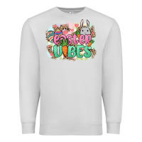 Dove Grey Easter vibes Easter Day Premium Sweatshirt - HowdyJamesFarm