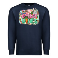 Navy Easter vibes Easter Day Premium Sweatshirt - HowdyJamesFarm