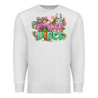 Oatmeal Heather Easter vibes Easter Day Premium Sweatshirt - HowdyJamesFarm