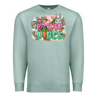 Seafoam Easter vibes Easter Day Premium Sweatshirt - HowdyJamesFarm