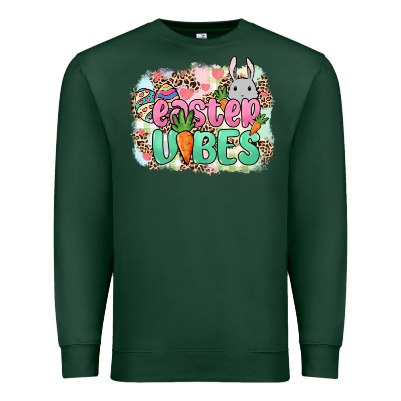 Easter Vibes Easter Day Premium Sweatshirt by HowdyJamesFarm | Teevron