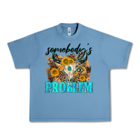 Pebble Blue somebodys problem Urban Heavy Tee - NancyCooperArtShop