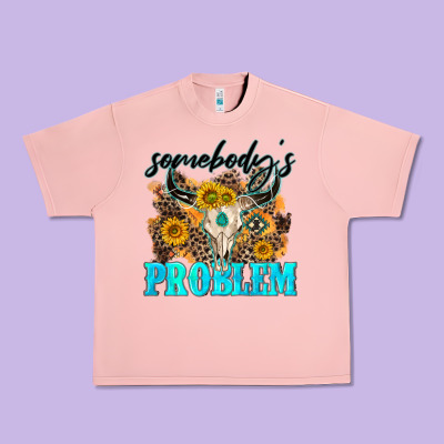 Somebodys Problem Urban Heavy Tee Designed By Nancycooperartshop