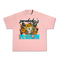 Salmon somebodys problem Urban Heavy Tee - NancyCooperArtShop