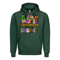 Sports Green Halloween with My Gnomies Coffee Cups Zipper Hoodie - texasbilliewilder