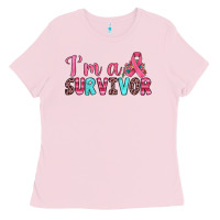 Bubblegum Pink i'm a survivor Ladies Tee - JahusDesignShop