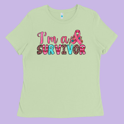 I'm A Survivor Ladies Tee Designed By Jahusdesignshop