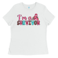 White i'm a survivor Ladies Tee - JahusDesignShop