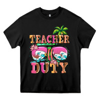 Black teacher off duty Heavy Core Tee - AdoDesignShop