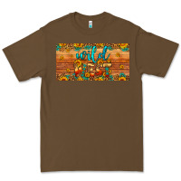 Cacao wild west license plate Premium Tee - Artiststas