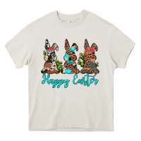 Cream happy easter leopard cowhide turquoise cactus bunny's Heavy Core Tee - JahusDesignShop