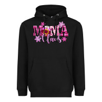 Black mama claus pink christmas Heavyweight Hoodie - CowGirlArtShop