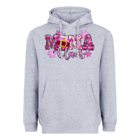 Heather Grey mama claus pink christmas Heavyweight Hoodie - CowGirlArtShop