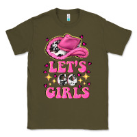 Army Green lets go girls Classic Tee - NancyCooperArtShop