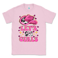 Bubblegum Pink lets go girls Classic Tee - NancyCooperArtShop