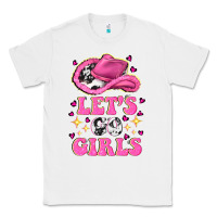 White lets go girls Classic Tee - NancyCooperArtShop