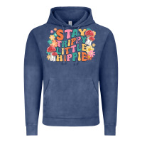 Vintage Denim stay trippy little hippie Vintage Hoodie - MaliasSmallBusiness