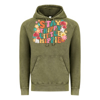 Vintage Olive stay trippy little hippie Vintage Hoodie - MaliasSmallBusiness