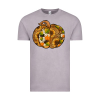 Leopard Cowhide Sunflower Pumpkin Vintage Tee | Teevron