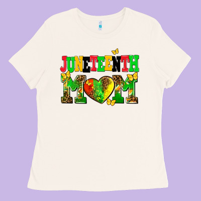 Juneteenth Mom Ladies Tee Designed By Adodesignshop