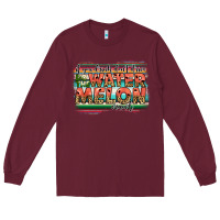 Burgundy i̇f you drink don't drive do the watermelon crawl Long Sleeve Tee - JahusDesignShop