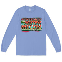 Colony Blue i̇f you drink don't drive do the watermelon crawl Long Sleeve Tee - JahusDesignShop