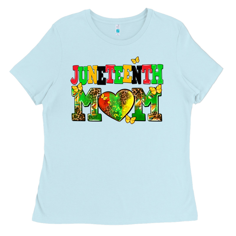 Juneteenth Mom Ladies Tee by AdoDesignShop | Teevron