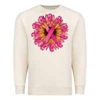 Sandshell Cancer ribbon sunflower Cancer Awareness Premium Sweatshirt - HowdyJamesFarm