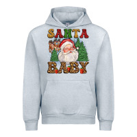 Heather Grey santa baby Urban Hoodie - FaDigitalArtStudio