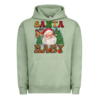 Pigment Oil Green santa baby Urban Hoodie - FaDigitalArtStudio