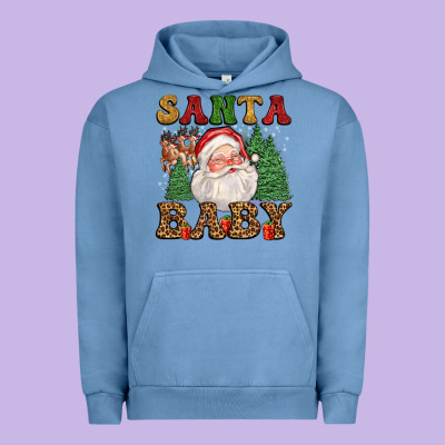 Santa Baby Urban Hoodie Designed By Fadigitalartstudio