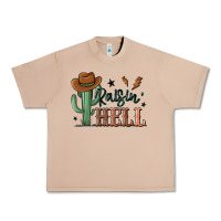 Burro raisin hell cowboy cactus Urban Heavy Tee - MaliasSmallBusiness
