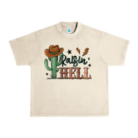 Sandshell raisin hell cowboy cactus Urban Heavy Tee - MaliasSmallBusiness