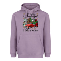 Lavender its the most wonderful time of the year Heavyweight Hoodie - CowGirlArtShop