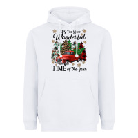 White its the most wonderful time of the year Heavyweight Hoodie - CowGirlArtShop