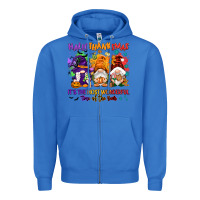 True Royal Hallothanksmas it's the most wonderful time of the Zipper Hoodie - NancyCooperArtShop