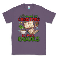 Lavender all i want for christmas is more books Classic Tee - MaliasSmallBusiness