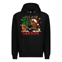Black tis the season Premium Hoodie - CowGirlArtShop