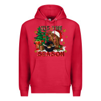 Cardinal tis the season Premium Hoodie - CowGirlArtShop