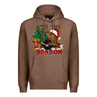 Chestnut tis the season Premium Hoodie - CowGirlArtShop